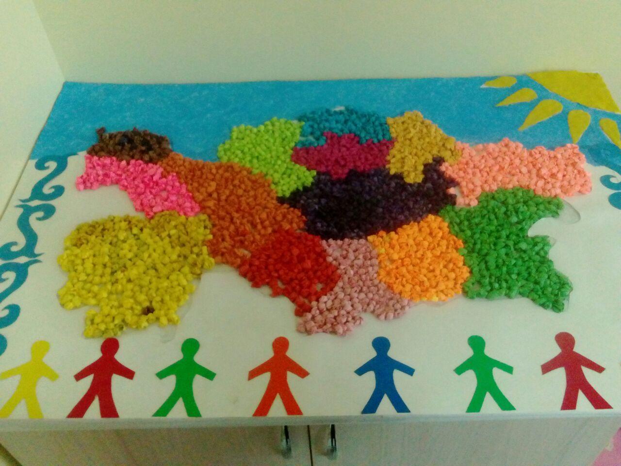 Балалардың жасаған көрмелері 